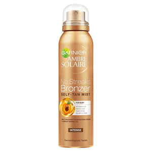 Garnier Ambre Solaire No Streaks Bronzer Self Tan Intense Body Mist