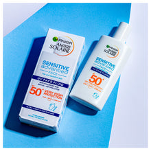 Load image into Gallery viewer, Garnier Ambre Solaire Ultra-Light Sensitive Face Fluid SPF50+