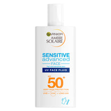 Load image into Gallery viewer, Garnier Ambre Solaire Ultra-Light Sensitive Face Fluid SPF50+