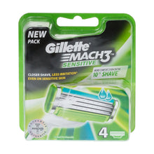 Load image into Gallery viewer, Gillette Mach 3 Sensitive Blades