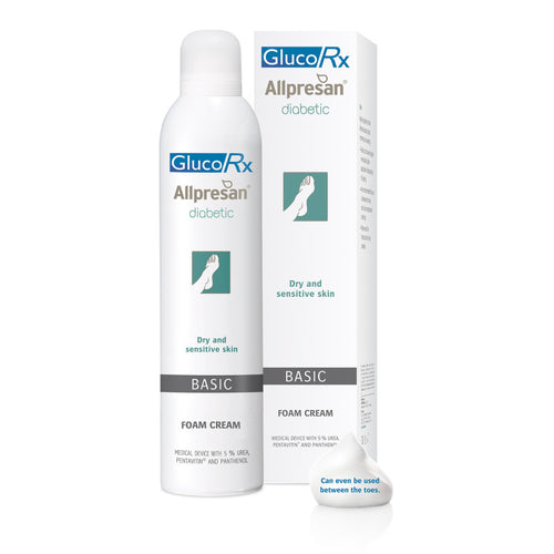 GlucoRx Allpresan Diabetic Foam Cream Basic 300ml