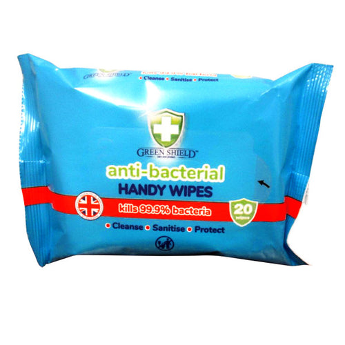 Green Shield Anti Bacterial Handy Wipes