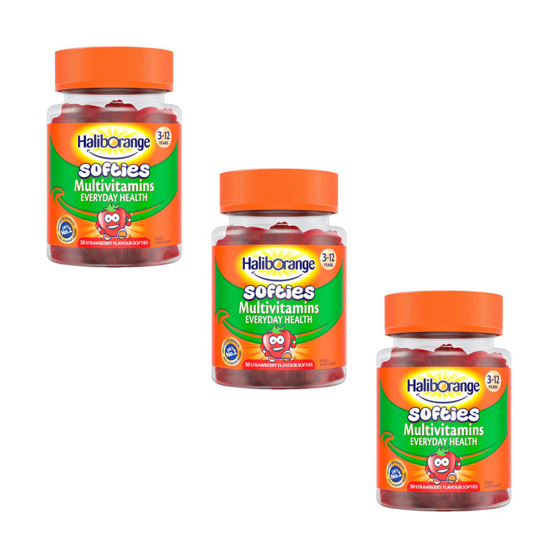 Haliborange Kids Multivitamins Fruit Softies Triple Pack