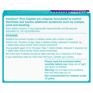 Imodium Plus Comfort Tablets