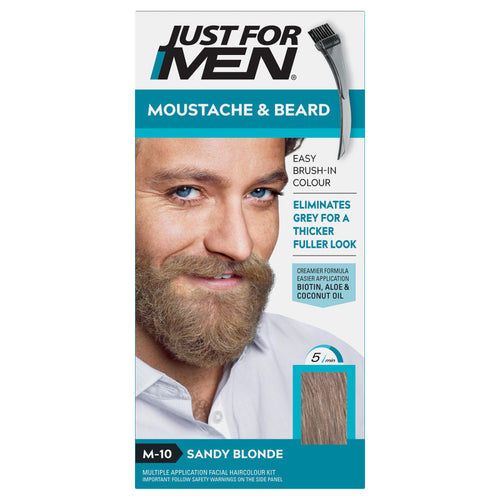 Just For Men Moustache & Beard Brush In Sandy Blond