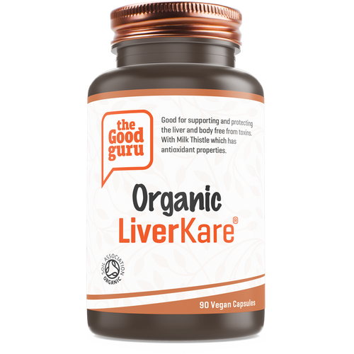 The Good Guru Organic LiverKare- 90 Vegan Capsules