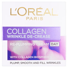 Load image into Gallery viewer, L&#39;Oreal Paris Collagen Wrinkle De-Crease Day Cream