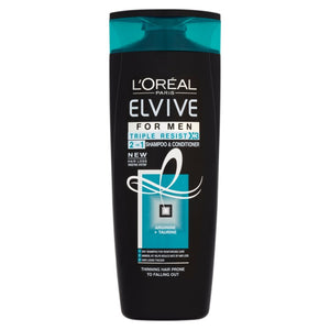 L'Oreal Paris Elvive for Men Triple Resist 2in1 Shampoo & Conditioner