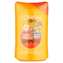 Load image into Gallery viewer, L&#39;Oreal Paris Kids Extra Gentle 2-in-1 Tropical Mango Shampoo