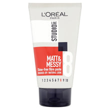 Load image into Gallery viewer, L&#39;Oreal Paris Studio Line Matt &amp; Messy Fibre Paste