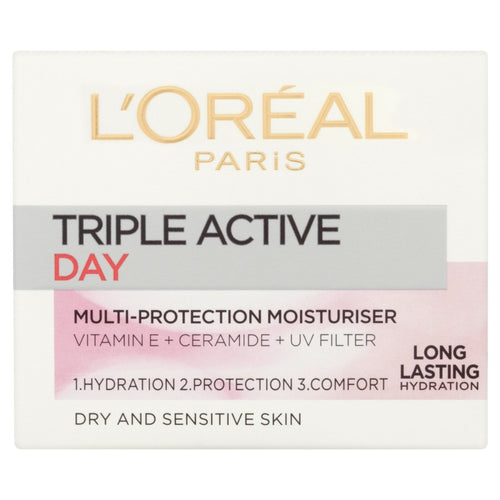 L'Oreal Paris Triple Active Day Moisturiser Dry & Sensitive Skin