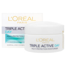 Load image into Gallery viewer, L&#39;Oreal Paris Triple Active Day Moisturiser Normal to Combination Skin