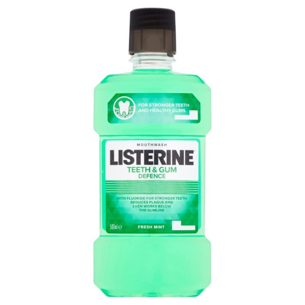 Listerine Teeth & Gum Defence Mouthwash Fresh Mint