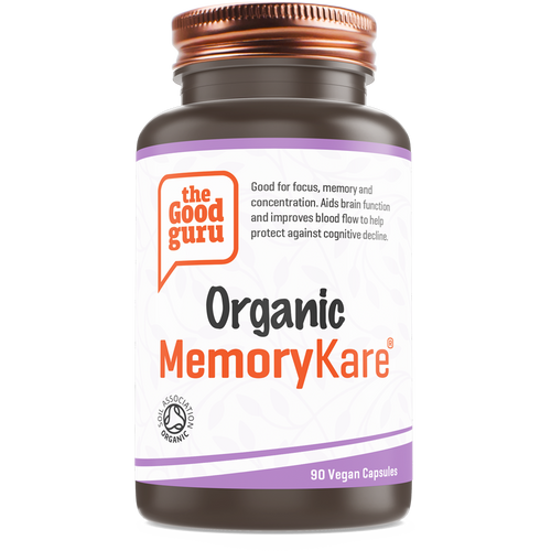 The Good Guru Organic MemoryKare- 90 Vegan Capsules