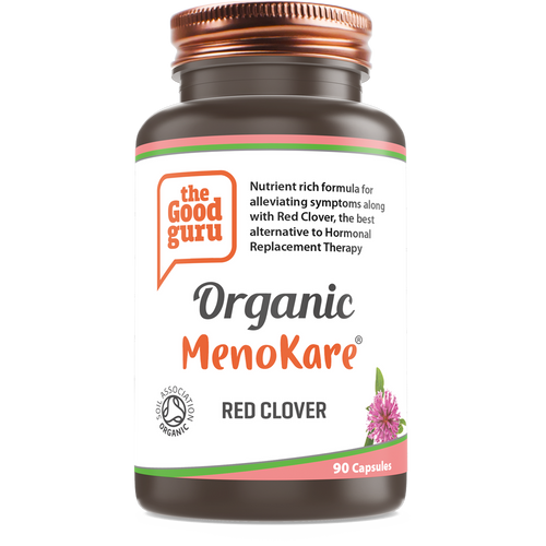 The Good Guru Organic MenoKare Red Clover - 90 Capsules