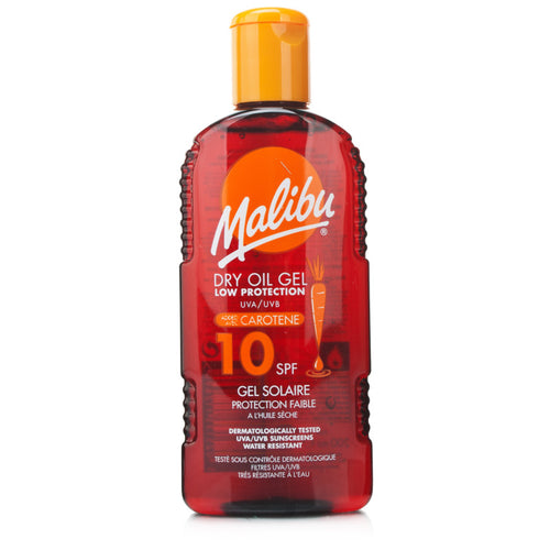 Malibu Dry Oil Gel with Carotene SPF10