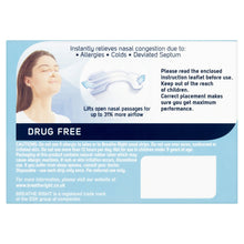 Load image into Gallery viewer, Breathe Right Nasal Strips Clear Small/Medium Eight Pack