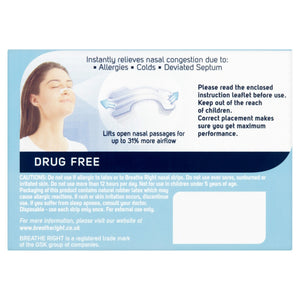 Breathe Right Nasal Strips Clear Small/Medium Eight Pack