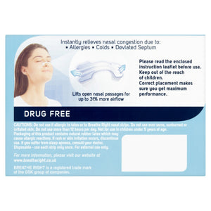 Breathe Right Nasal Strips Clear Small/Medium Triple Pack