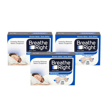 Load image into Gallery viewer, Breathe Right Nasal Strips Original Small/Medium Triple Pack