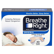 Load image into Gallery viewer, Breathe Right Nasal Strips Original Small/Medium Triple Pack