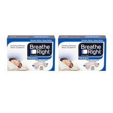 Load image into Gallery viewer, Breathe Right Nasal Strips Original Small/Medium Twin Pack