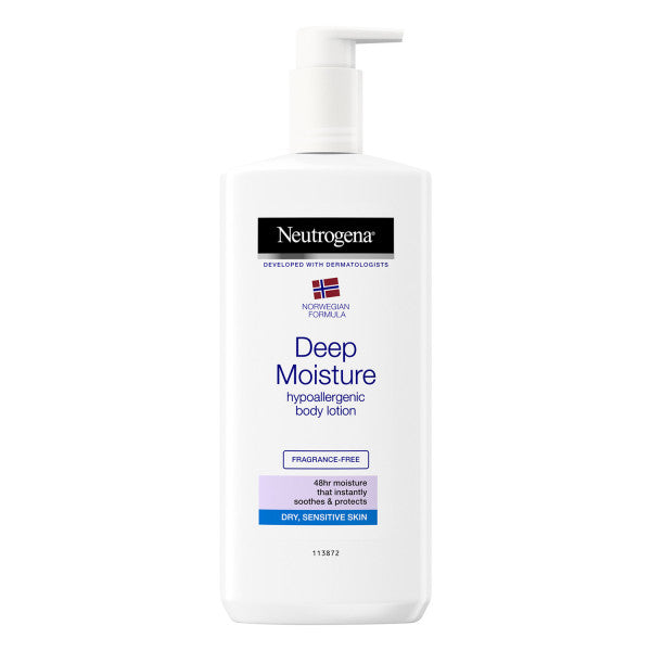 Neutrogena Deep Moisture Hypoallergenic Body Lotion for Sensitive Skin