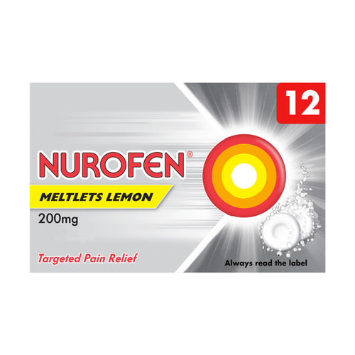 Nurofen Ibuprofen 200mg Meltlets Lemon