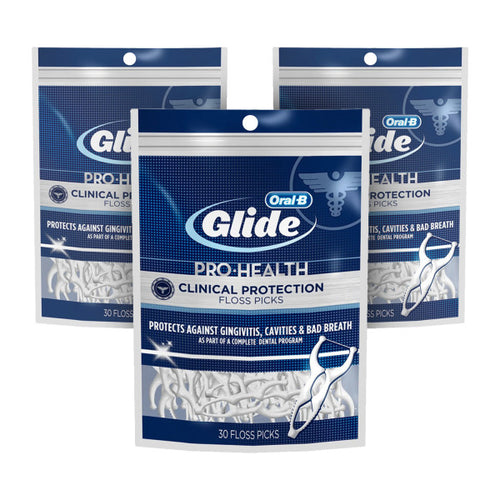 Oral-B Glide Clinical Protection Floss Picks Triple Pack