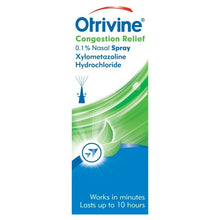 Load image into Gallery viewer, Otrivine Congestion Relief 0.1% Nasal Spray