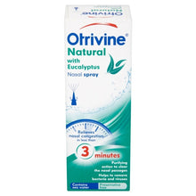 Load image into Gallery viewer, Otrivine Natural with Eucalyptus Nasal Spray
