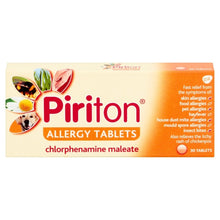 Load image into Gallery viewer, Piriton Hayfever &amp; Allergy Tablets