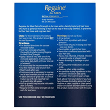 Load image into Gallery viewer, Regaine For Men Extra Strength Solution - 1 Month Supply