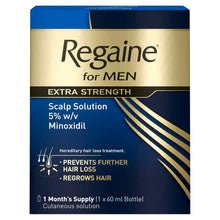 Load image into Gallery viewer, Regaine For Men Extra Strength Solution - 1 Month Supply