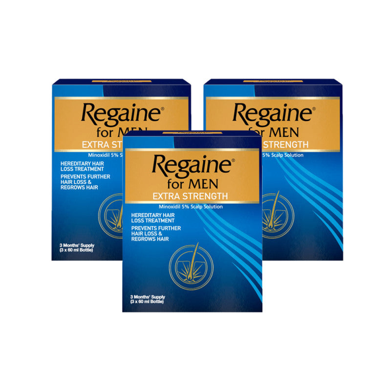 Regaine For Men Extra Strength Solution - 3 Month Supply