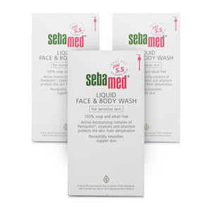 Sebamed Face & Body Wash - 3 Pack