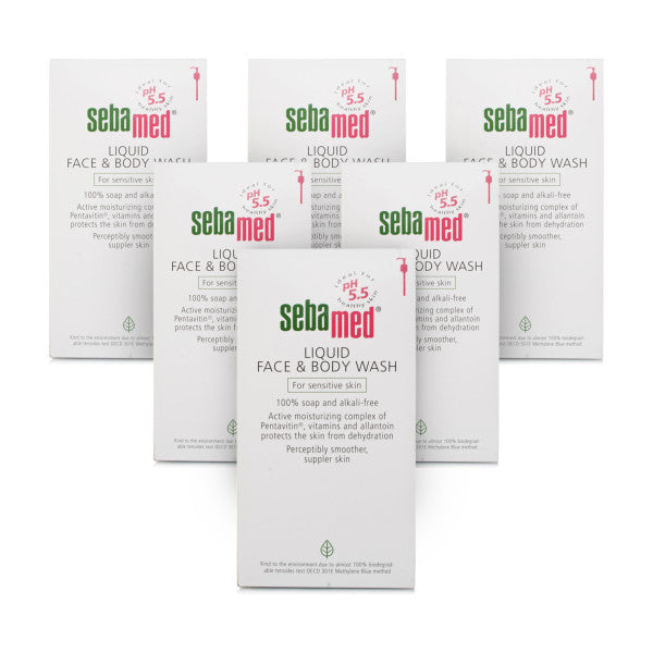 Sebamed Face & Body Wash - 6 Pack