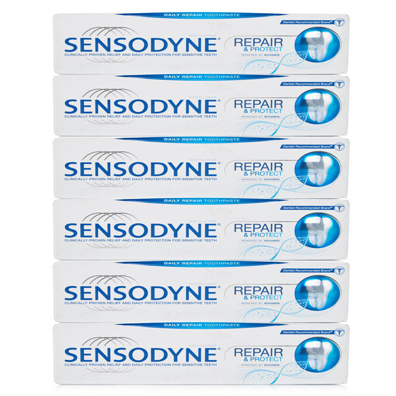 Sensodyne Sensitive Toothpaste Repair & Protect Original 6 Pack