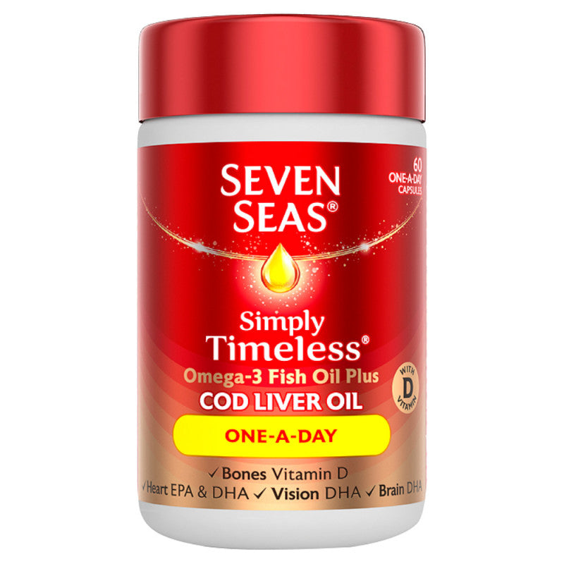Seven Seas Cod Liver Oil One A Day Capsules