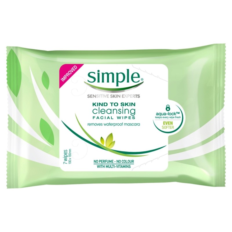 Simple Kind to Skin Cleansing Facial Wipes