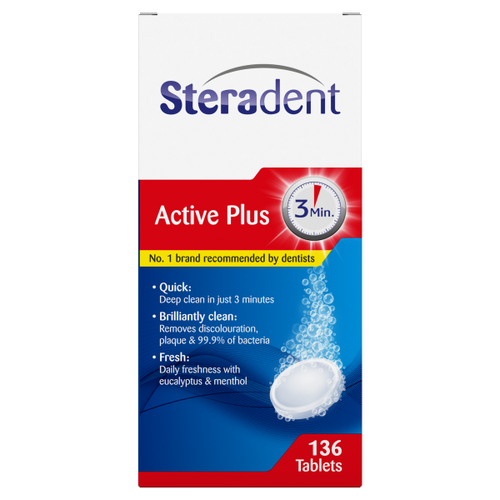 Steradent Active Plus Mega Pack Tablets