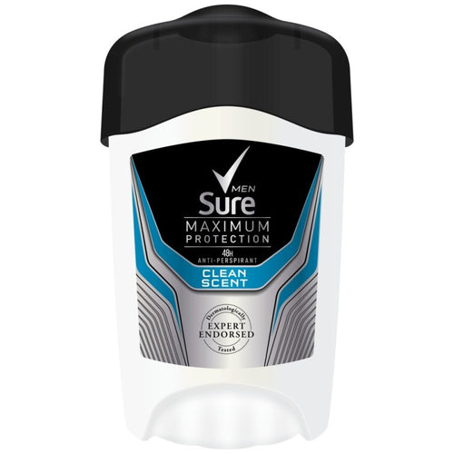 Sure For Men Antiperspirant Cream Stick Max Pro Clean Scent