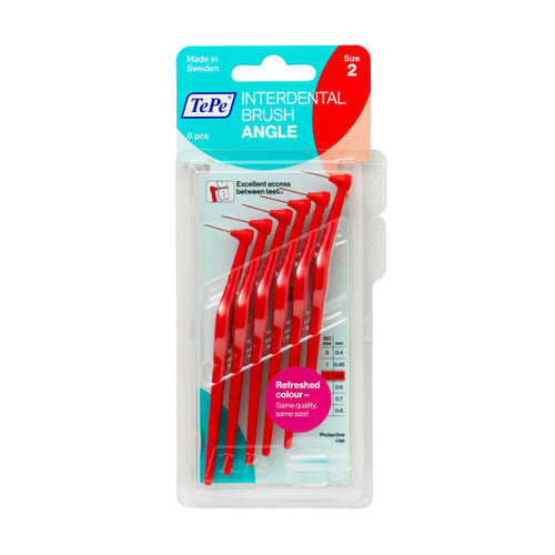 TePe Angle Interdental Brush Red