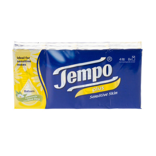 Tempo Pocket Tissues - 8 Packs