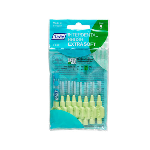 Tepe Extra Soft Interdental Brushes Green