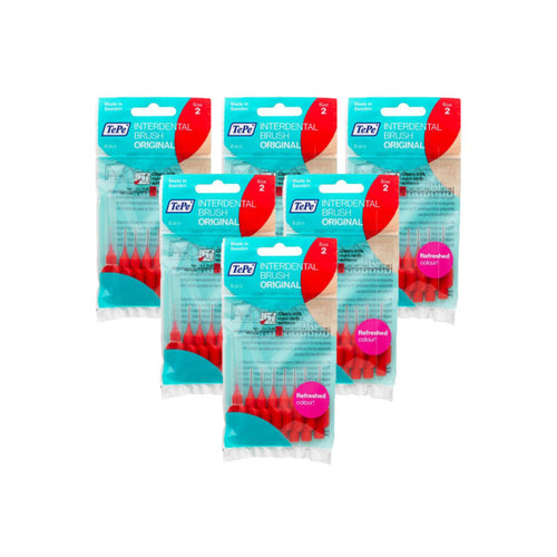 Tepe Intedental Brushes Red - 6 Pack