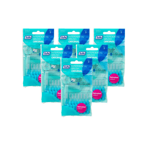 Tepe Interdental Brushes Blue - 6 Pack