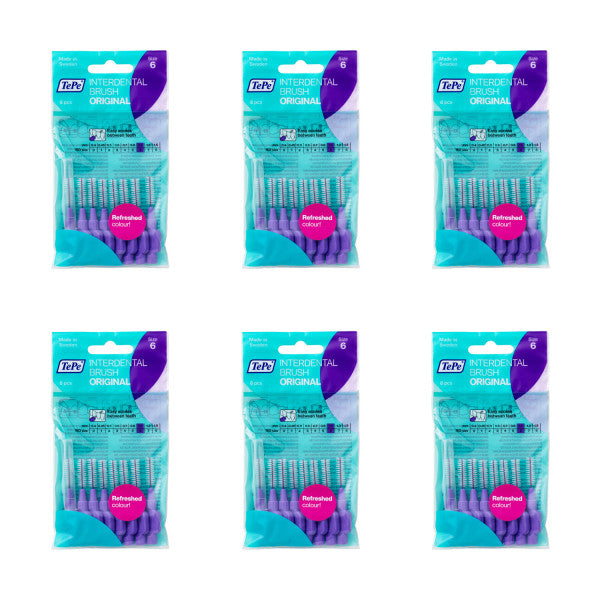 Tepe Interdental Brushes Purple - 6 Pack