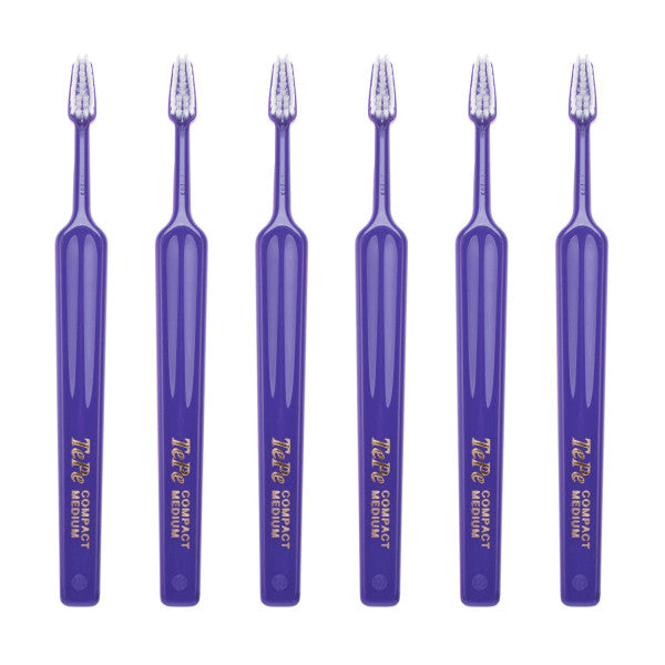 Tepe Toothbrush Compact Medium 6 Pack