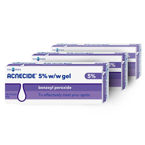 Acnecide 5% W/W Gel - 3 Pack